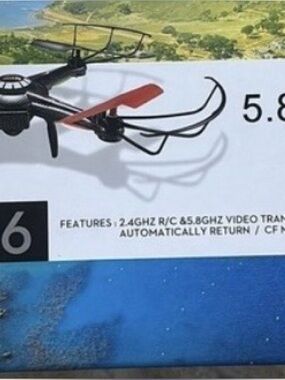 Skyline DV686 Quadcopter Drone 5.8GHz FPV HD Camera RC Aircraft Black Red